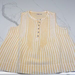 100% linen Faherty top